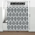 thumbnail image 5 of Light Grey Fabric 72 x 72 Inch Cloth Shower Curtain, Waterproof Design and Polyester, Quick-Drying, Heavy Duty Shower Curtains Set for Bathroom, Machine Washable with 12 Metal Hooks, 5 of 6