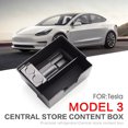 thumbnail image 2 of Kenally Reemplazo para Tesla Model 3, consola central, anteojos, billetera, caja de almacenamiento para reposabrazos, bandeja organizadora de Automoción decorativa y accesorios, 2 of 6