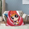 thumbnail image 6 of The Powerpuff Girls Bed Blanket Air Conditioner Quilt Ultra Soft Flannel Blanket All Season Fuzzy Blanket Reversible Fluffy Plush Blanket 40"X30", 6 of 8