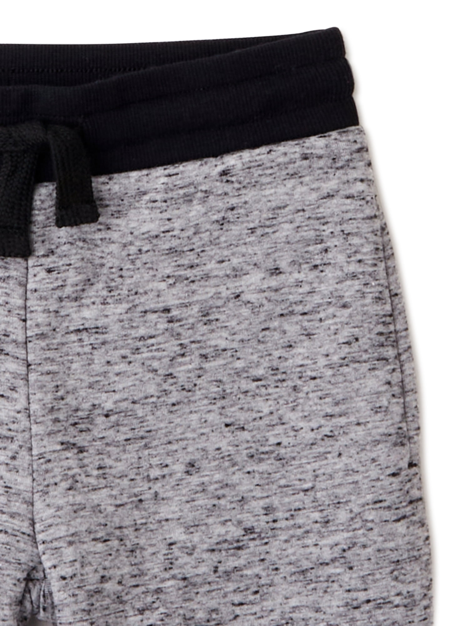 Hollywood Little Boys Faux Sherpa-Bonded Jersey Joggers, Sizes 4-7