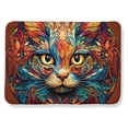 thumbnail image 2 of 3D-Gedruckter Superweicher Flanellteppich Mandala-Katze- Teppich Kinderteppich Wohnzimmerteppich Schlafzimmerteppich Rutschfest Kind Zimmer Krabbelmatten, 2 of 7