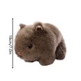 thumbnail image 2 of Premium Realistic Hamster Plush Toy Soft Stuffed Animal for Kids Cute Kawaii Small Hamster Brown, 2 of 5