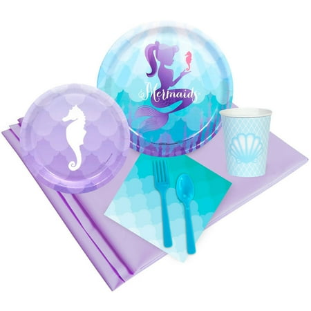 Mermaids Under the Sea Party Pack for 24 - Walmart.com