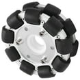thumbnail image 2 of YLSHRF Roue Omnidirectionnelle en Aluminium Double 100mm Charge 30KG pour Kit Robotique Plate-Forme 14054, Roue Omni Aluminium, 2 of 8