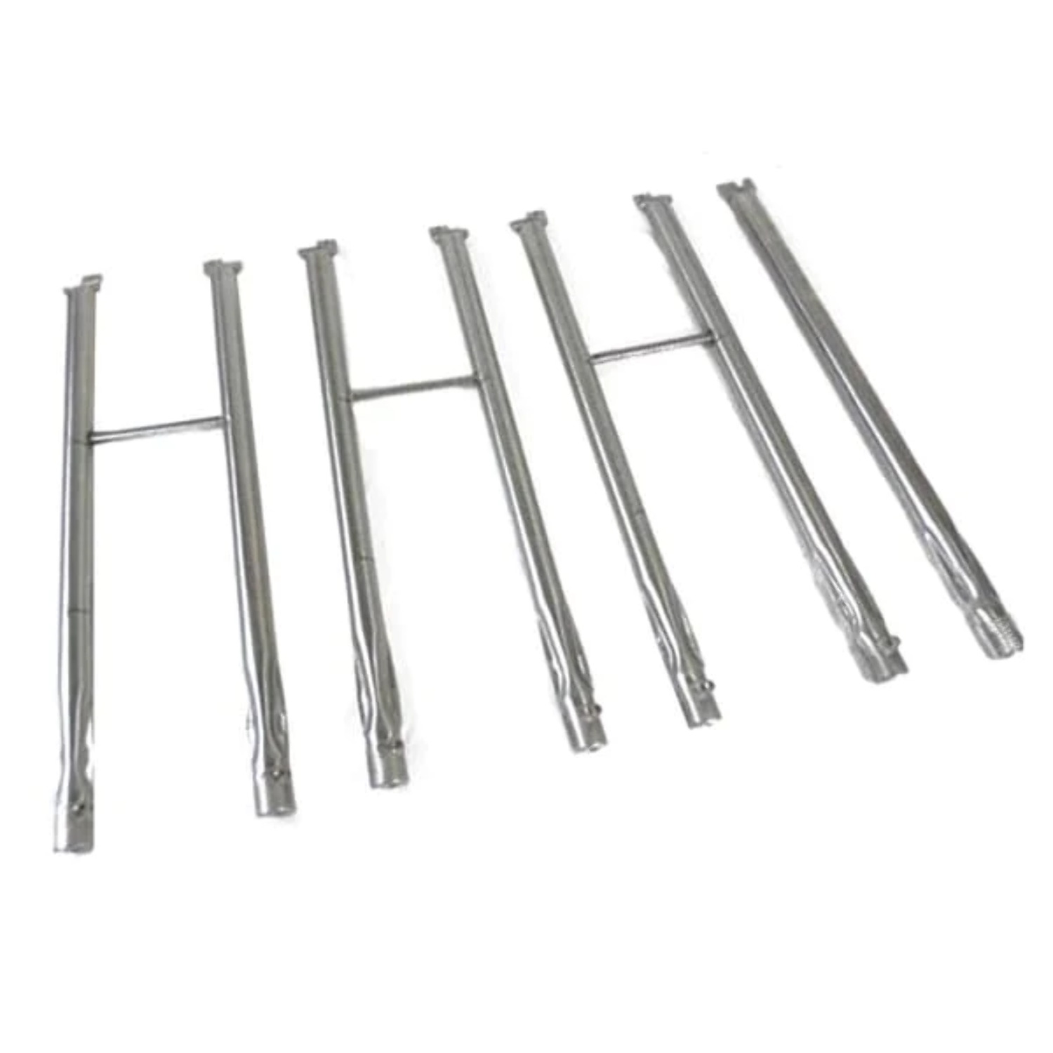 BBQ Grill Compatible With Weber Grills 6-Pack SS Burner  Smoker Set (Plus 3 Crossover Burner Tubes) BCP85663 - image 2 of 4