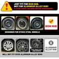 thumbnail image 2 of 16" Hubcaps Wheel Rim Covers for 2011-2018 Volkswagen Jetta,Heavy Duty PP Material (Set of 4,Lacquer), 2 of 8