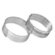thumbnail image 3 of 10 piezas de moldes circulares para tartas de acero inoxidable con perforaciones para postres, tartas, quiche, mousse, moldes para hornear en la cocina, 3 of 6