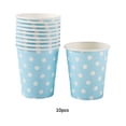 thumbnail image 3 of Advancent 10 Uds. Taza de punto para decoración del hogar, vajilla para chico, tazas para repasar, magdalenas, hornear, colores felices, Cocina y Comedor azul cambridge, 3 of 6