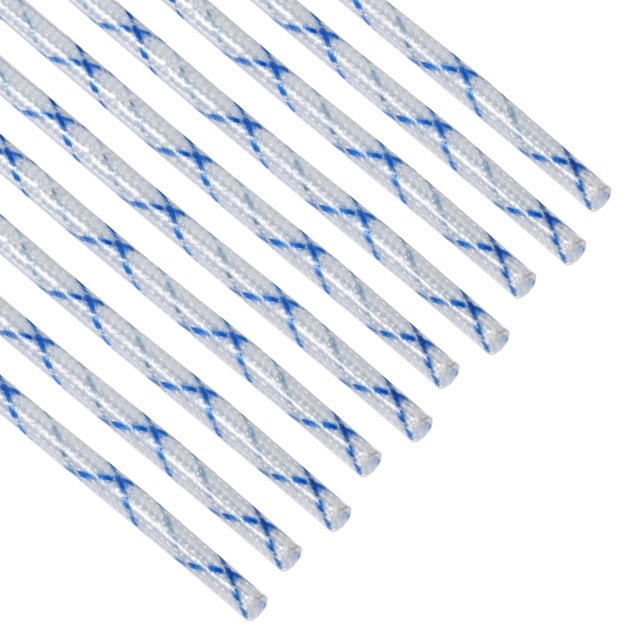 10Pcs 1.5mm Diámetro Cable Eléctrico Manga Aislante de Fibra de Vidrio 99.5cm