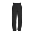 thumbnail image 2 of Pantalón tipo yoga Fruit Of The Loom Para mujer, de felpa, negro, talla CH, 2 of 4