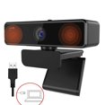 thumbnail image 1 of 2K Webcam for PC, 90° Webcam with Microphone Privacy Cover,USB ,Easy to Install, 1 of 7