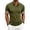 15# Army Green, variant on Men's Polo Shirts Collared 3 Buttons Casual Work T Shirts Short Sleeve Golf Shirt Jersey Outdoor Performance Brown 3XL