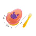 thumbnail image 5 of Baby Feeding Bowl with Spoon Toddler Bowl with 2 Compartments, 5 of 5