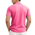 thumbnail image 4 of Cethrio Boys Polo Shirts, Casual Collared Quick-drying Summer Athletic Tops Hot Pink Size 8, 4 of 4