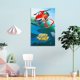 thumbnail image 4 of Super Wings Cuadro decorativo colgante - Arte de pared - Póster enmarcado - Decoración de pared - Regalos para familia, amigos y aficionados 20*30 cm, 4 of 6