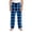 D59 Blue, variant on JFTTX Toddler Girls Plaid Pants Wide Leg Pants for Girls Elastic Waist Drawstring Fall Baggy Trousers with Pockets