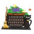thumbnail image 1 of DIY Wooden Halloween Advent Calendar 7.8x6.7 Inch Desk Ornament Easily Install, 1 of 9