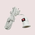 thumbnail image 3 of Light Socket with Cord Bulb Base E27 Lamp Base Desktop Screw Light Holder Replacement Hanging Cord Extension Cable, 3 of 6