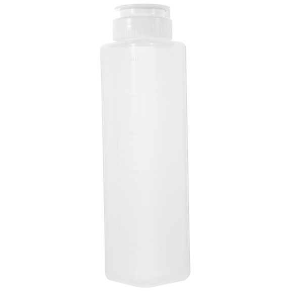 Plastic Squeeze Bottle for Mustard, Syrup, Oil Dispenser - Kitchen Condiment Container for Home Use