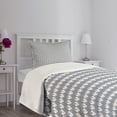 thumbnail image 3 of Ambesonne Geometric Quilted Bedspread Set 2 Pcs, Nested Diamond Line, Twin Size, Dried Rose Slate Blue, 3 of 5