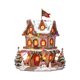 thumbnail image 2 of Adorno colgante navideño de acrílico de 8 cm | Diseño de cabaña nevada invernal | Adorno ligero y duradero con cordón | Decoración para árbol de Navidad | Letrero colgante navideño, 2 of 6