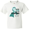 thumbnail image 3 of Inktastic I Wear Teal for My Grandma Youth T-Shirt, 3 of 5