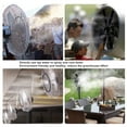 thumbnail image 4 of Outdoor Misting Fan Kit - Efficient Cooling System for Hot Summer Days - Durable and Environmentally Friendly - Wide Application - 26ft Tube Length, 4 of 7