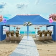 thumbnail image 5 of COBIZI Canopy Tent 10X20 Pop-up Canopy with Trolley Case and Rolled Edges,Instant Portable Tent for Outdoor Events,Great for Parties,Weddings,Camping and Beach,Blue, 5 of 10