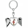 thumbnail image 1 of Porte-clés Image Féminine Ombre Chinoise Cœur Aile d'Ange, 1 of 3
