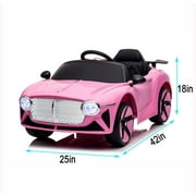 ride on car, kids electric car, riding toys for kids with remote control/PU seat/ swing/Amazing gift for 3~6 years boys/girls