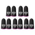 thumbnail image 1 of Moyic 5 pares de fundas antihuellas para juegos de teléfonos móviles, guantes reutilizables de punto transpirables de 24 pines a prueba de aceite Videojuegos y accesorios Rosado, 1 of 8