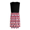 thumbnail image 4 of Women's Lightweight Sundress, Sleeveless Casual Summer Wear with Allover Patriotic Print, Perfect for Festivals and Daily Errands,Blue L, 4 of 5