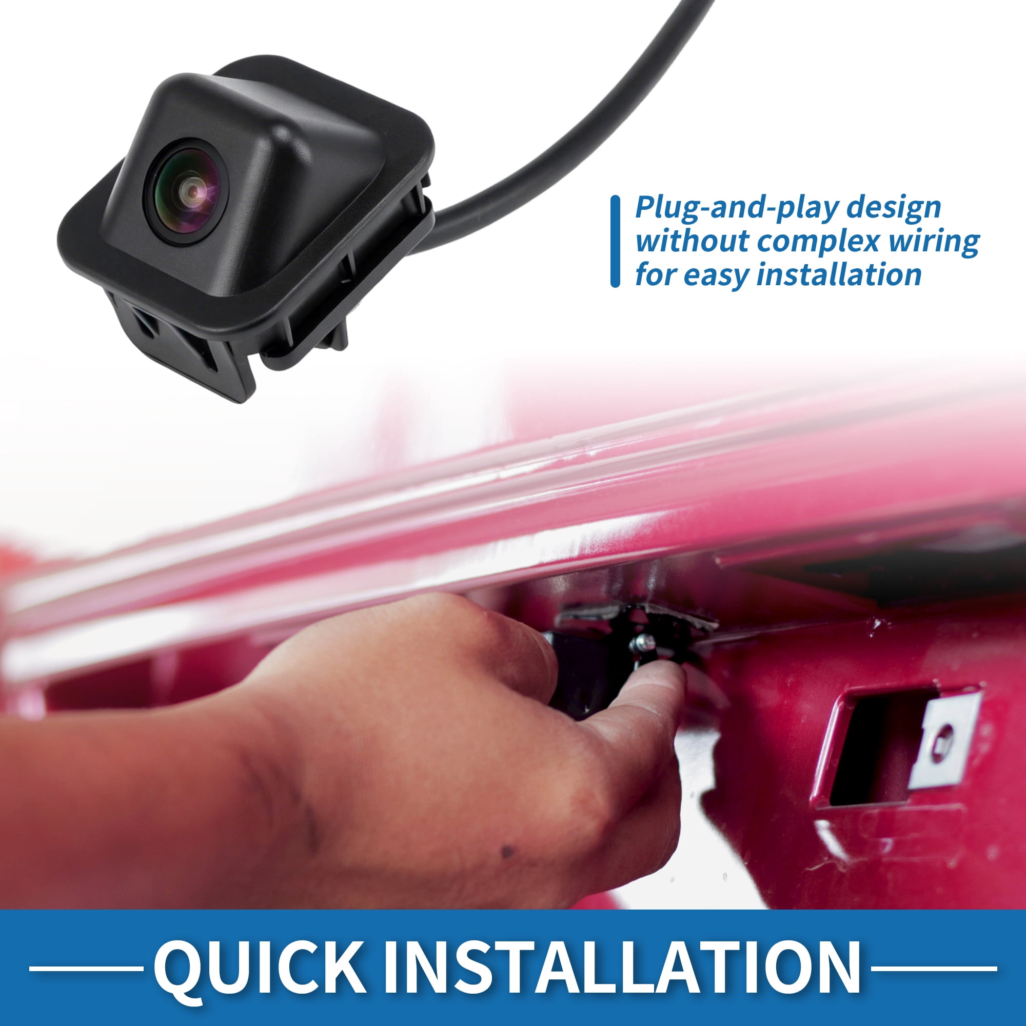 Unique Bargains Rear View Camera for Chevrolet Impala 2014-2020 Sedan Park Assist