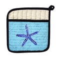thumbnail image 1 of Betsy Drake PT991 Blue Starfish Pot Holder, 1 of 1