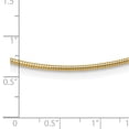 thumbnail image 3 of Diamond2Deal Collier Omega Rond en Or Jaune 14K 1.4 mm pour Femmes 16 Pouces, 3 of 6