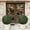 22.44" Artificial Boxwood Balls Green, variant on 36" Artificial Camellia Tree 2 Pcs/Sets with Orange Flowers, Greenery Potted Plant for Indoor Outdoor Office Home Porch Decor,Orange+Green