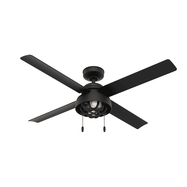 Hunter Spring Mill 2 Light 52 Led Indoor Outdoor Ceiling Fan In Matte Black Com - Shades Of Light Outdoor Ceiling Fans Hunter Spring Mill 2 Light 52 Led Indoor Outdoor Ceiling Fan In Matte Black Com - Shades Of Light Outdoor Ceiling Fans