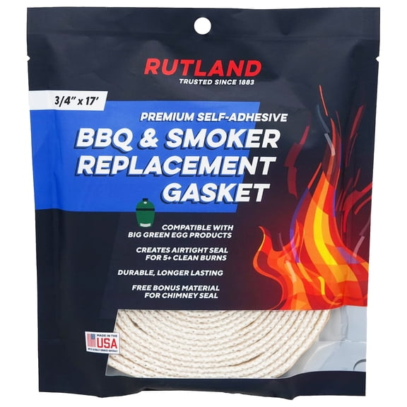 Rutland BBQ Smoker Replacement Gasket, 3/4 in x 17 ft