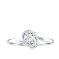 thumbnail image 4 of Rosec Jewels Lab Created Diamond Promise Ring for Women - Bypass Ring - EF-VS Quality - Ready to Gift for Valentines Day, 925 Sterling Silver, US 12.00, 4 of 8