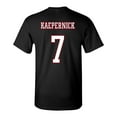 thumbnail image 2 of Kaepernick 7 Kneel Stand Football Protest Kap Front & Back DT Adult T-Shirt Tee, 2 of 3