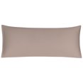 thumbnail image 1 of PiccoCasa 1Pc Pillowcase Zipper Long Staple Cotton, King Light Coffee Color, 1 of 10