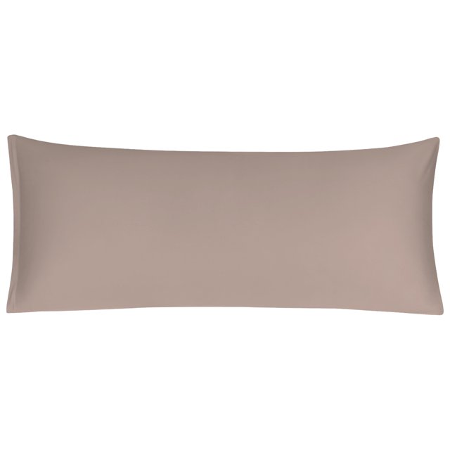 PiccoCasa 1Pc Pillowcase Zipper Long Staple Cotton, King Light Coffee Color