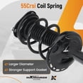 thumbnail image 6 of maXpeedingrods Front Struts Suspension Kit for Toyota RAV4 2013-2018, 1333524R 1333524L K750043 Shock Absorber Struts with Coil Spring Assembly Sway Bar End Links, 4Pcs, 6 of 7