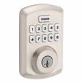 thumbnail image 1 of Weiser Powerbolt 3 10-Button Keypad Satin Nickel Electronic Keyless Entry Door Lock/Deadbolt, 1 of 1