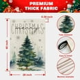 thumbnail image 5 of Christmas House Flag 28x40 Inch Double Sided Christmas Trees Winter Holiday Outside flags for Farmhouse Rustic Home Lawn Yard Patio Outdoor Decorative Flag, 5 of 6