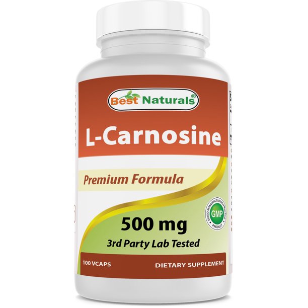 Best Naturals LCarnosine 500 mg 100 Vcaps