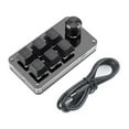 thumbnail image 1 of Mechanical Multifunctional Gaming Keyboard Home Portable USB Driver Free Mini Keypad Programmable Key Board Desktop PC Laptop Black, 1 of 9
