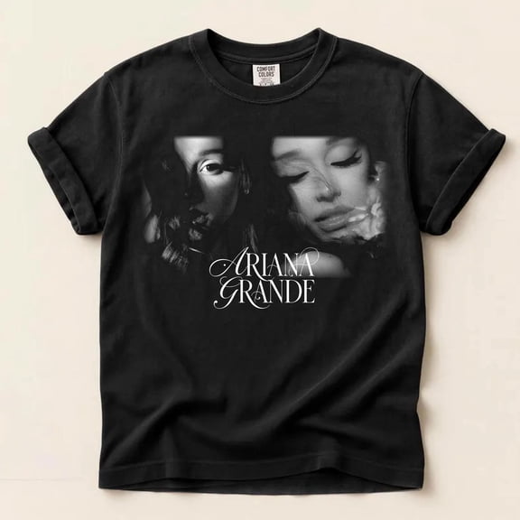 NAMENT Comfort Colors® Ariana Dangerous Woman Vintage Shirt, Vintage 90s Music Shirt, Black S