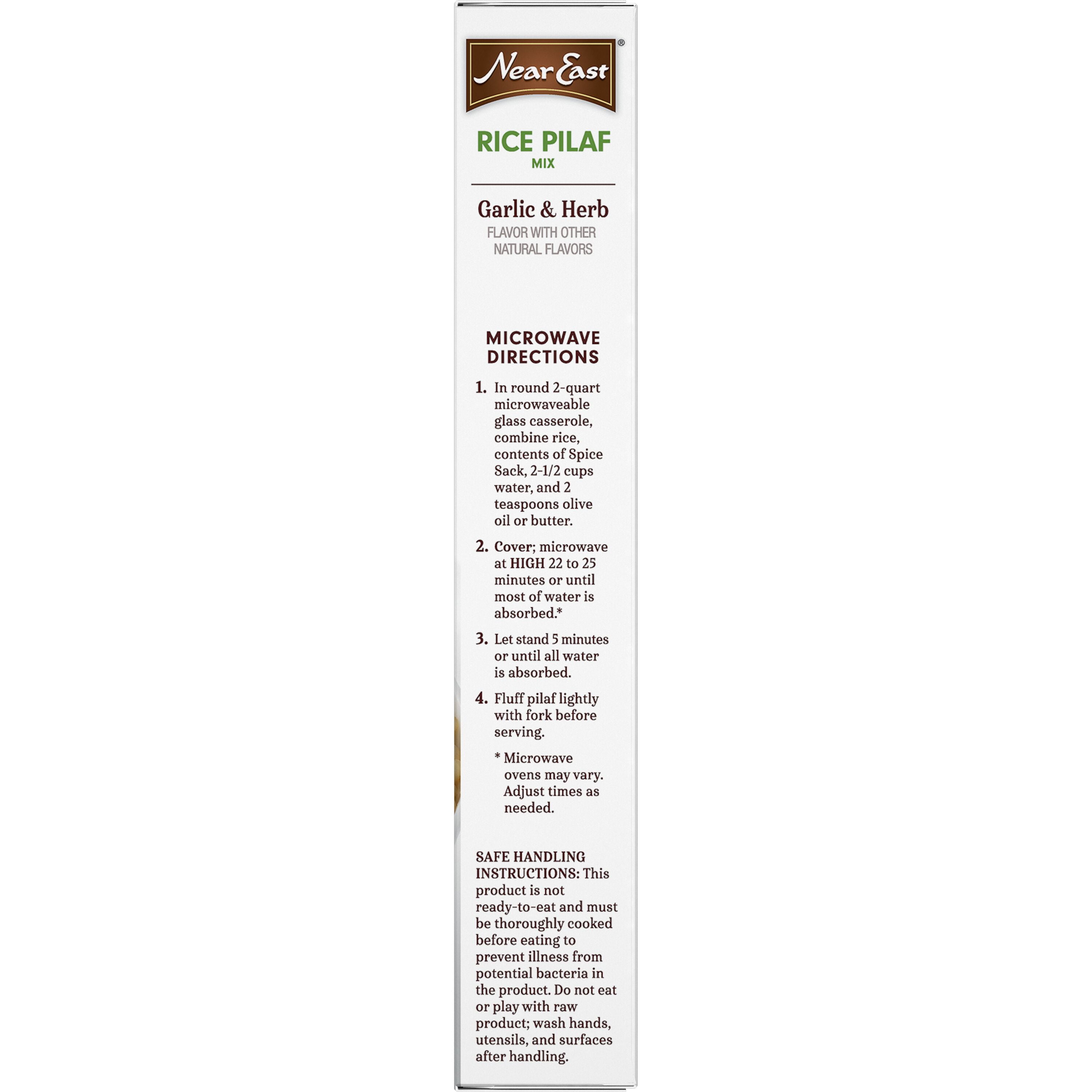 (12 pack) Near East Rice Pilaf, Garlic and Herb, 6.3 oz