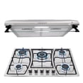 thumbnail image 1 of Combo Supra campana de pared y parrilla de 5 quemadores en acero SUPRA Combo Pizzo, 1 of 5